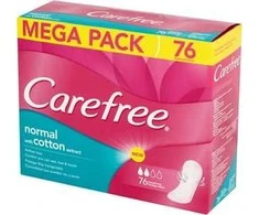 CAREFREE_Medvilniniai įklotai, 76 vnt.