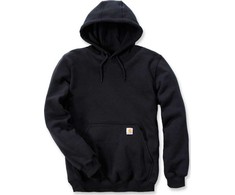 Carhartt Bluza Carhartt vidutinio svorio džemperis su gobtuvu, juodas