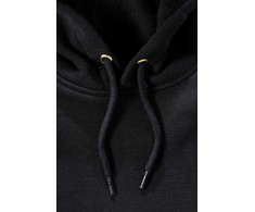Carhartt Bluza Carhartt vidutinio svorio džemperis su gobtuvu, juodas