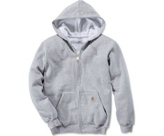 Carhartt Užtraukiamas džemperis su gobtuvu, pilkas, M dydis