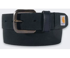 Carhartt Dirželis Carhartt drobės anties juodos spalvos