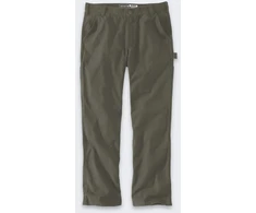 Carhartt Kelnės Carhartt Rugged Flex Duck Dungaree Moss