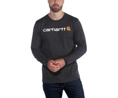 Carhartt Marškinėliai Carhartt EMEA Signature L/S Carbon