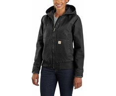 Moterų šiltinta striukė Carhartt Washed Duck Active Jacket - juoda, dydis: S