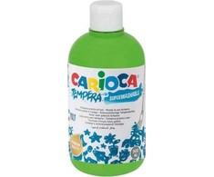 Carioca tempera dažai 500ml, šviesiai žali