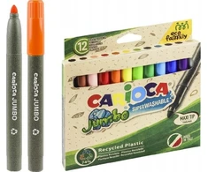 Carioca Flamastry Carioca Jumbo EcoFamily 12 spalvų
