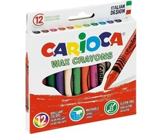 Vaškinės kreidelės Carioca, 12 spalvų