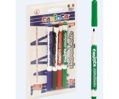 Žymekliai baltai lentai CARIOCA, 4 vnt.