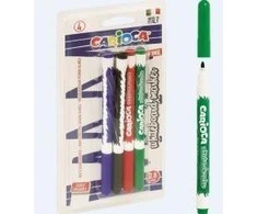 Žymekliai baltai lentai CARIOCA, 4 vnt.