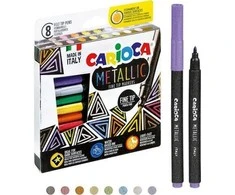 Carioca 8 spalvų švirkštikliai