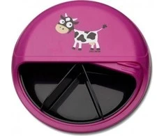 CARL OSCAR SnackDISC, Violetinė-cow 15 cm