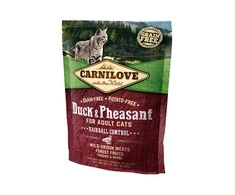 Carni Love Cat su antiena ir fazaniena Adult Cat Hairball Control 2kg