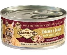 Brit Carni Love Cat konservai katėms vištiena&amp;ėriena 100g