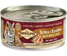 Carni Love Cat konservai katėms kalakutiena&amp;elniena 100g