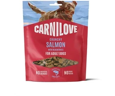 Vafo Praha Sro Carni Love Carnilove Carnilove Dog Crunchy Snack Mięsne chrupiące przysmaki šunims su łososiem i jagodami 200 g