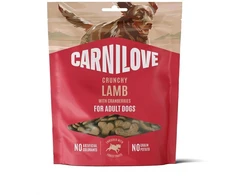 Vafo Praha Sro Carni Love Carnilove Carnilove Dog Crunchy Snack Mięsne chrupiące przysmaki šunims su ėriena 200 g