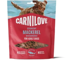 Vafo Praha Sro Carni Love Carnilove Carnilove Dog Crunchy Snack Mięsne chrupiące przysmaki šunims su makrelą i malinami 200 g