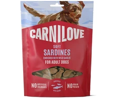 Carni Love Dog SOFT užkandžiai Sardinės su laukiniu česnaku 200 g