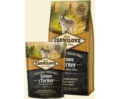 Carni Love Dog su lašiša ir kalakutiena Large Breed Adult 12kg