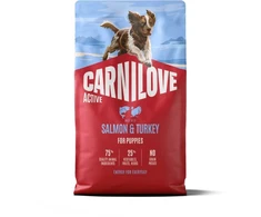 Carni Love Active Puppy lašiša &amp; kalakutiena - dry dog food - 12kg