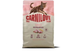 Carni Love True Fresh kalakutiena Sterilised - sausas kačių maistas - 2kg