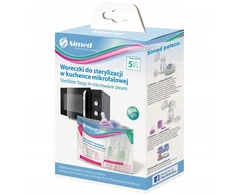 Carriwell Simed BAGS mikrobangų sterilizavimo maišeliai – 5 vnt. > 100 panaudojimų