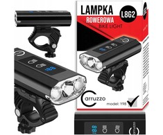 Carruzzo Lampka rowerowa su powerbankiem, 1200lm (L8G2)