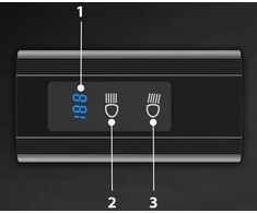 Carruzzo Lampka rowerowa su powerbankiem, 1200lm (L8G2)