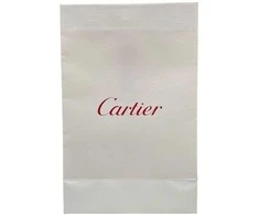 Cartier Cartier, Cartier, Pirkinių krepšys, Popierius, Baltas, 10x Unisex