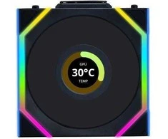 Lian Li UNI FAN SL-INF Wireless korpuso ventiliatorius, ARGB, PWM – 3er-Pack, su valdikliu 120mm, juodos spalvos
