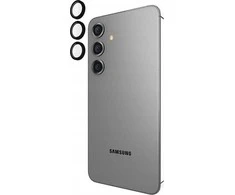 Case-Mate Aluminum Ring Lens Protector - Apsauginis stiklas skirtas the camera lens of the Samsung Galaxy S24 (Juodas)