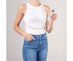 Dėklas Case-Mate Phone Crossbody Rope – petnešėlė telefonui (smėlio spalvos)