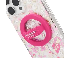 York Kate Spade Niujorko magnetinė kilpa - MagSafe pirštų laikiklis (Pom Pom Rožinė)