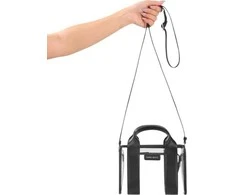 Case-Mate Micro Tote Bag - Atsparus vandeniui Shoulder Bag (Midnight Juodas/Clear)