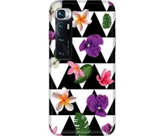 Dėklas „CaseGadget“ DĖKLĖS PERSPINDYMAS GĖLĖS TRIKAMPIAIS XIAOMI MI 10 ULTRA