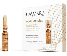Ampulės veido odai Casmara Age Complex Ampoule, skirtos amžiaus paveiktai odai, 2.5 ml, 5 vnt.