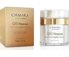 Casmara Q10 Rescue Kreminis veido odos senėjimą stabdantis veido kremas, 50 ml