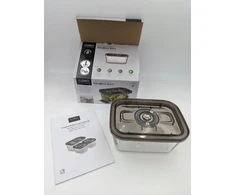 Caso | Stiklinis vakuuminis indas su plastikiniu dangteliu | VacuBoxx Eco L | Skaidrus
