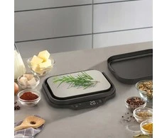 Virtuvinės svarstyklės Caso Kitchen and Precision scales | KitchenDuo | Ekranas type LED | Juodas/Nerūdijantis plienas