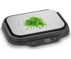 Virtuvinės svarstyklės Caso Kitchen and Precision scales | KitchenDuo | Ekranas type LED | Juodas/Nerūdijantis plienas