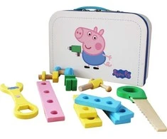 Cass Film Medinių įrankių rinkinys Peppa Pig lagamine