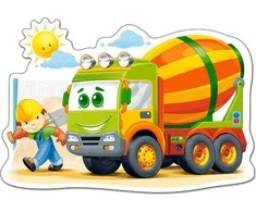 Castorland Dėlionė 12 vnt. - Betono maišytuvas