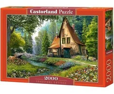 Castorland Dėlionė 2000 vnt. - Namas miške
