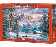 Castorland Dėlionė 1000 vnt. - Žiema kalnuose