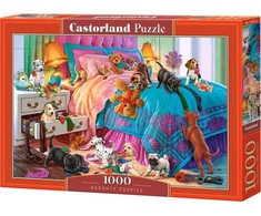 Castorland Dėlionė 1000 vnt. - Išdykę šuniukai