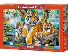 Castorland Dėlionė 1000 vnt. - Tigrai