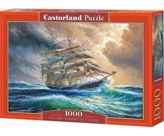 Castorland Dėlionė 1000 vnt. - Buriavimas audroje