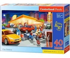 Castorland Dėlionė 40 vnt. - Degalinė
