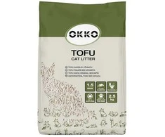 Okko Cat Sand Kačių kraikas su tofu, bekvapis, 2,5kg