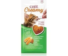 Catit Creamy - Premium Treat for Cats - vištiena su ėriena, 4x10g